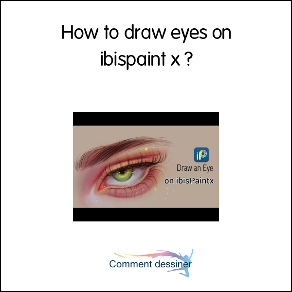 How to draw eyes on ibispaint x